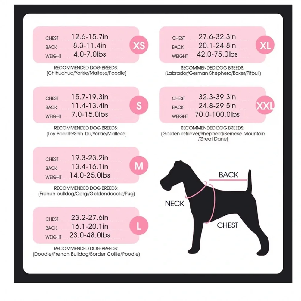 NWT! Dog recovery suit, alternative to collar, post-surgery. 42-75 lbs.